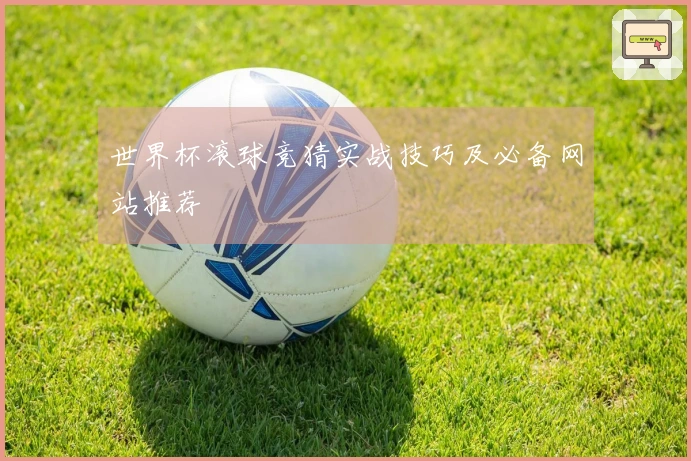 世界杯滚球竞猜实战技巧及必备网站推荐