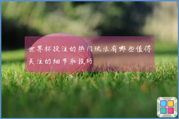世界杯投注的热门玩法有哪些值得关注的细节和技巧